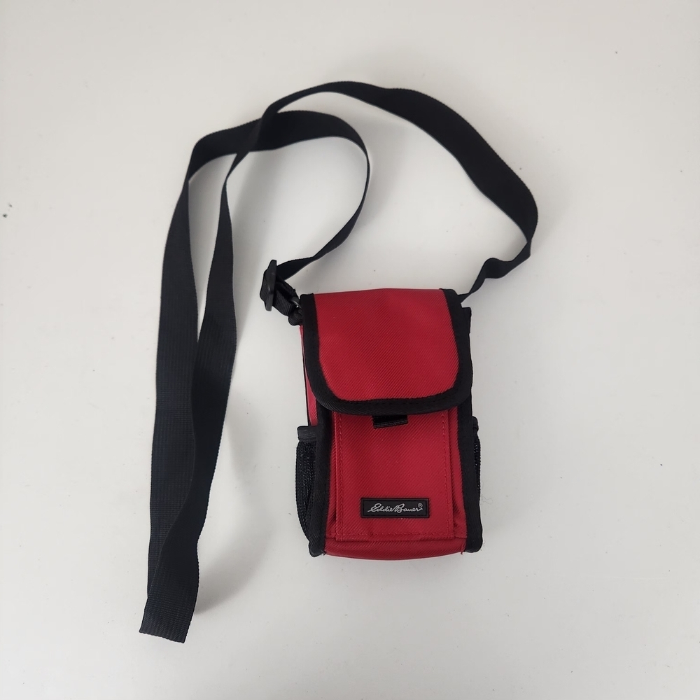 Eddie Bauer Red Crossbody Travel Pouch